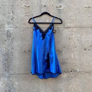 Fredericks of Hollywood blue lace slip